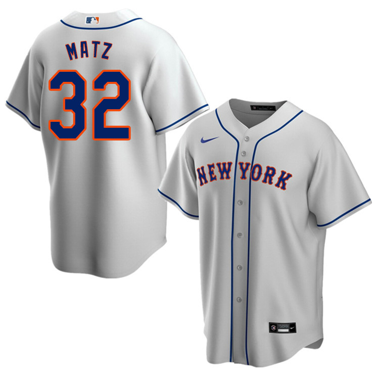 Nike Men #32 Steven Matz New York Mets Baseball Jerseys Sale-Gray